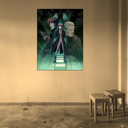 Ghost in the Shell Batou Motoko Kusanagi Togusa Anime Manga Art Wall Art Print Poster