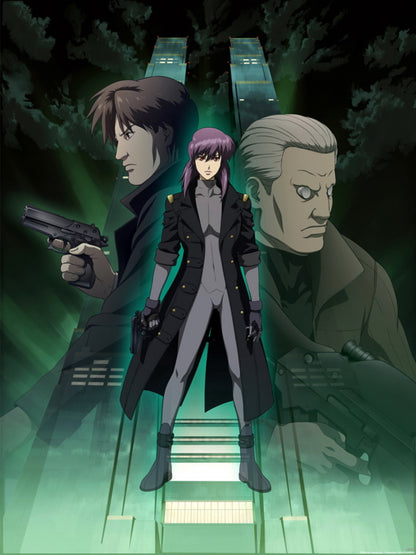 Ghost in the Shell Batou Motoko Kusanagi Togusa Anime Manga Art Wall Art Print Poster
