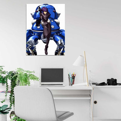 Ghost in the Shell Tachikoma Motoko Kusanagi Anime Manga Art Wall Art Print Poster
