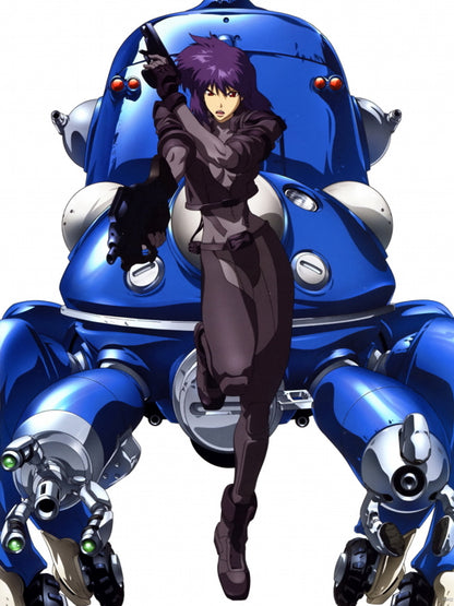 Ghost in the Shell Tachikoma Motoko Kusanagi Anime Manga Art Wall Art Print Poster