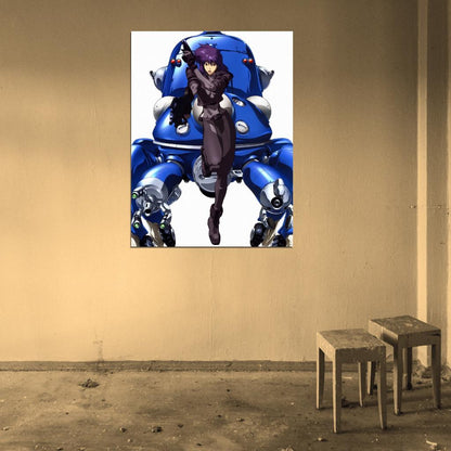 Ghost in the Shell Tachikoma Motoko Kusanagi Anime Manga Art Wall Art Print Poster