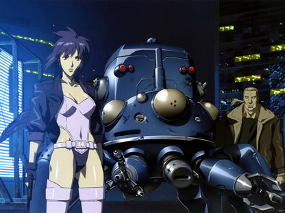 Ghost in the Shell Batou Tachikoma Motoko Kusanagi Anime Manga Art Wall Art Print Poster