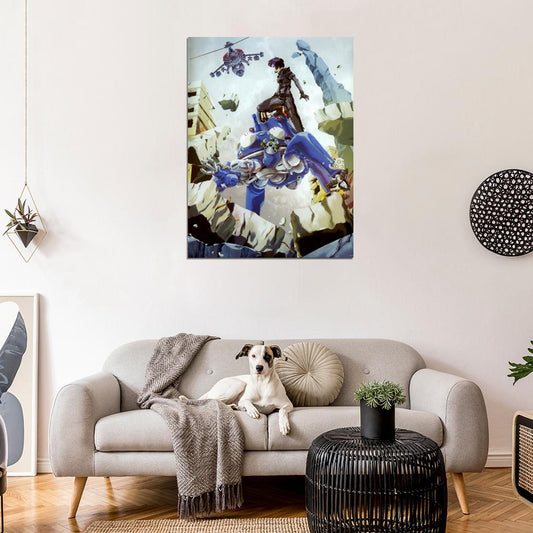 Ghost in the Shell Tachikoma Motoko Kusanagi Anime Manga Art Wall Art Print Poster