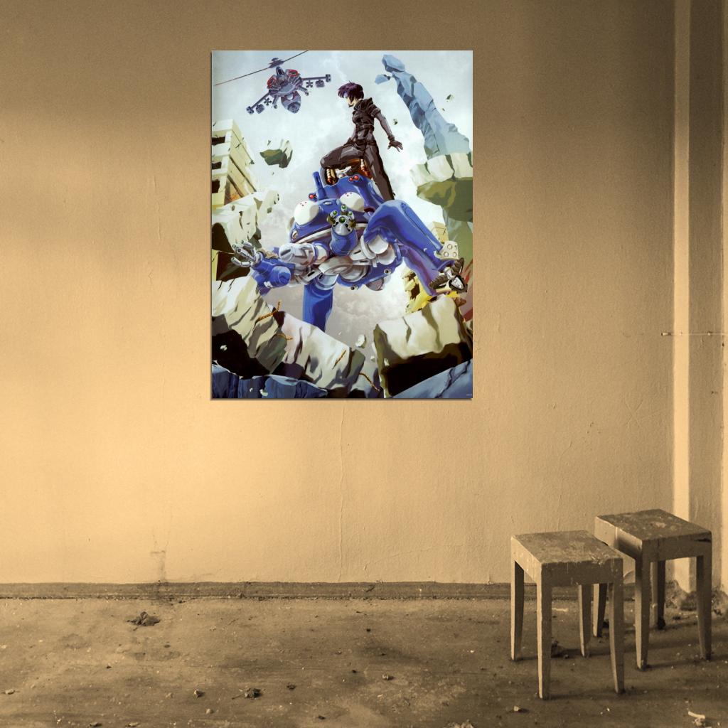Ghost in the Shell Tachikoma Motoko Kusanagi Anime Manga Art Wall Art Print Poster