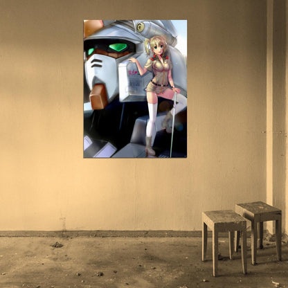 Gundam Build Fighters Hot Girl Mecha Anime Manga Art Wall Art Print Poster