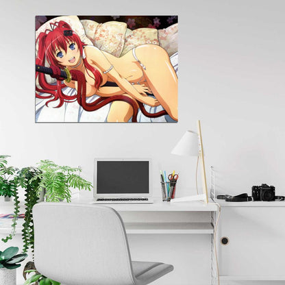 Hyakka Ryouran Samurai Girls Hot Babe Topless Boobs Anime Manga Art Wall Art Print Poster