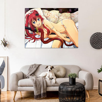 Hyakka Ryouran Samurai Girls Hot Babe Topless Boobs Anime Manga Art Wall Art Print Poster