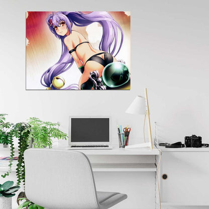 Hyakka Ryouran Samurai Girls Hot Naoe Kanetsugu Anime Manga Art Wall Art Print Poster