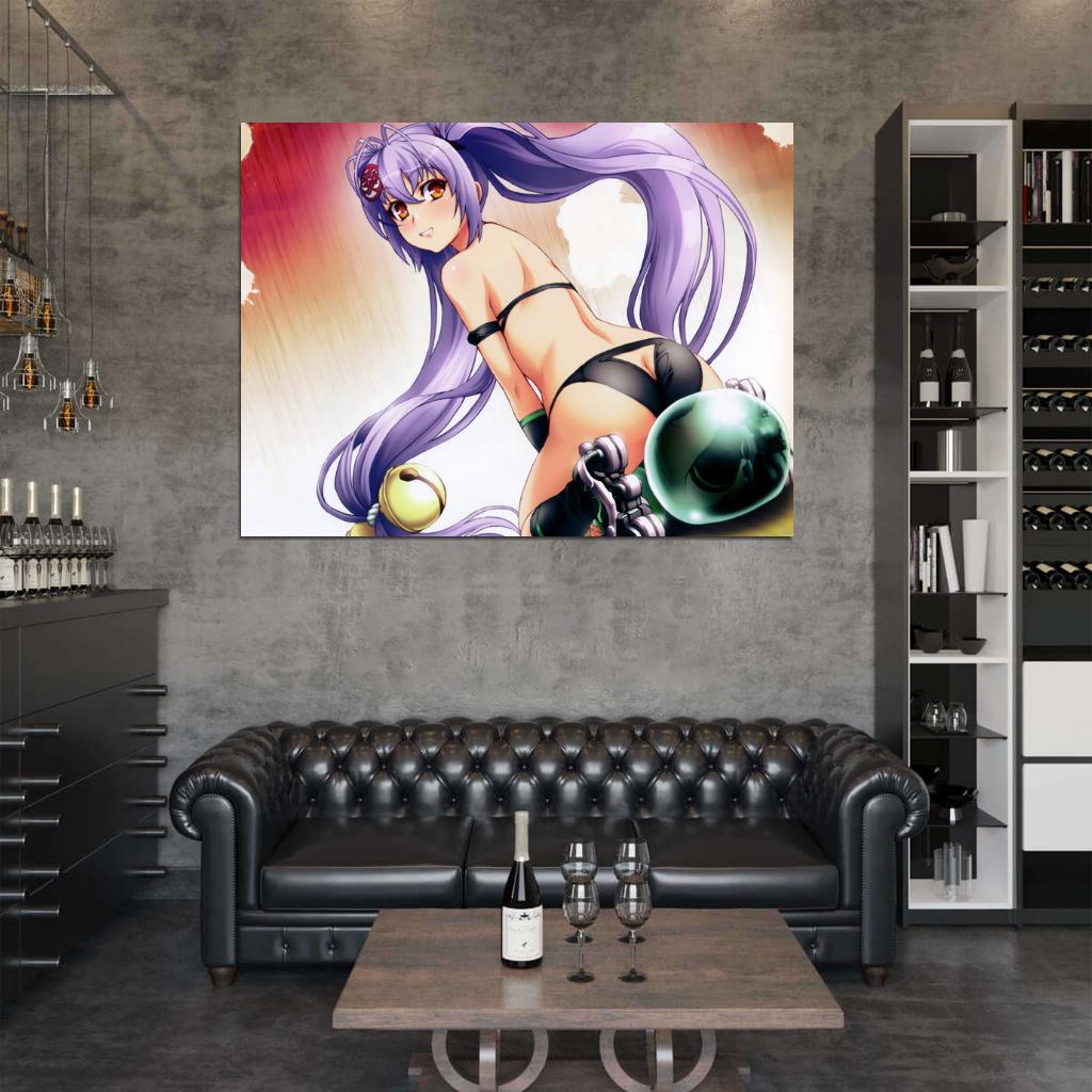 Hyakka Ryouran Samurai Girls Hot Naoe Kanetsugu Anime Manga Art Wall Art Print Poster