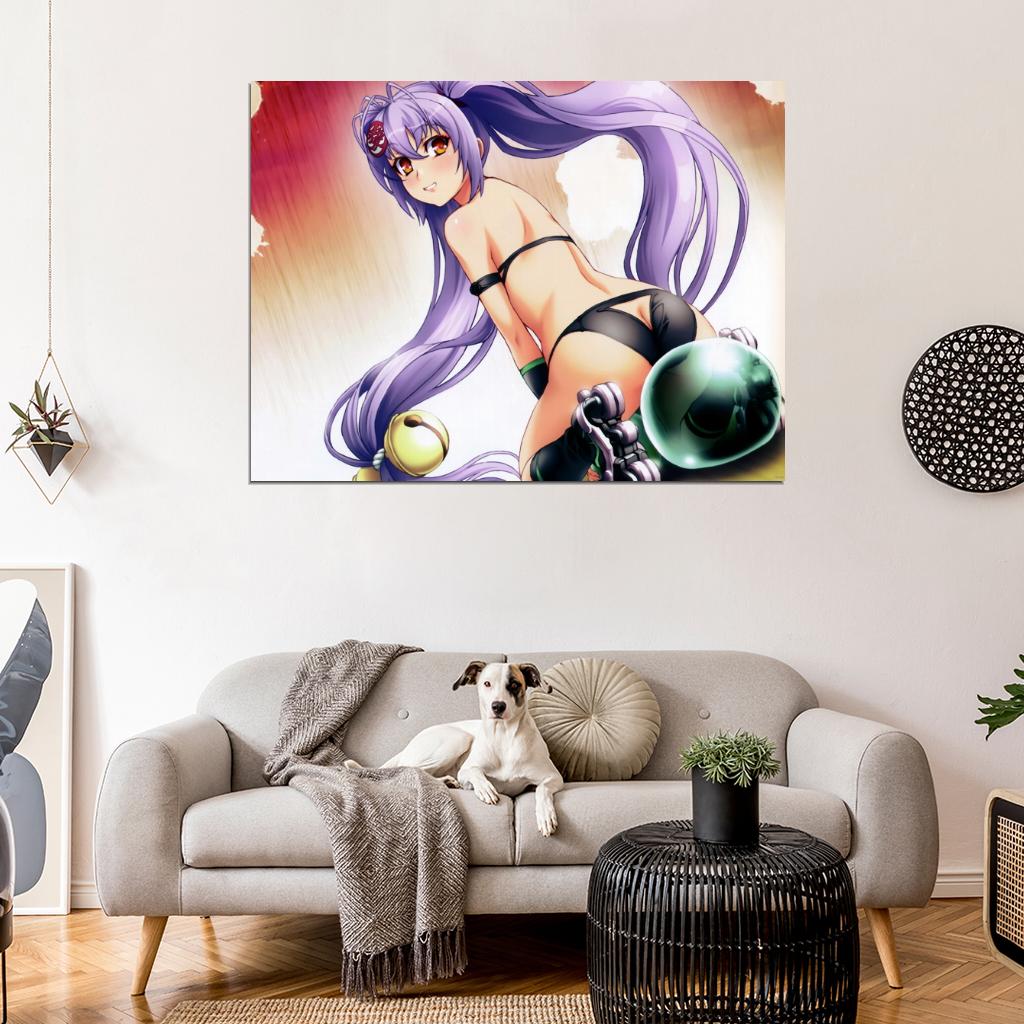 Hyakka Ryouran Samurai Girls Hot Naoe Kanetsugu Anime Manga Art Wall Art Print Poster