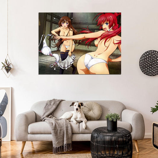 Hyakka Ryouran Samurai Girls Hot Topless Bra Anime Manga Art Wall Art Print Poster