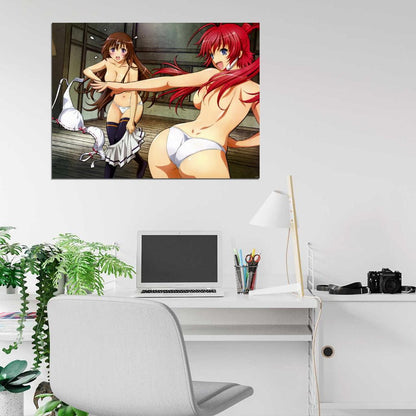Hyakka Ryouran Samurai Girls Hot Topless Bra Anime Manga Art Wall Art Print Poster