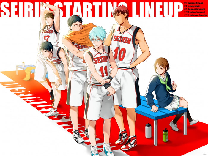 Kuroko no Basket Kuroko's Basketball Basuke Team Roster Characters Anime Manga Art Wall Art Print Poster