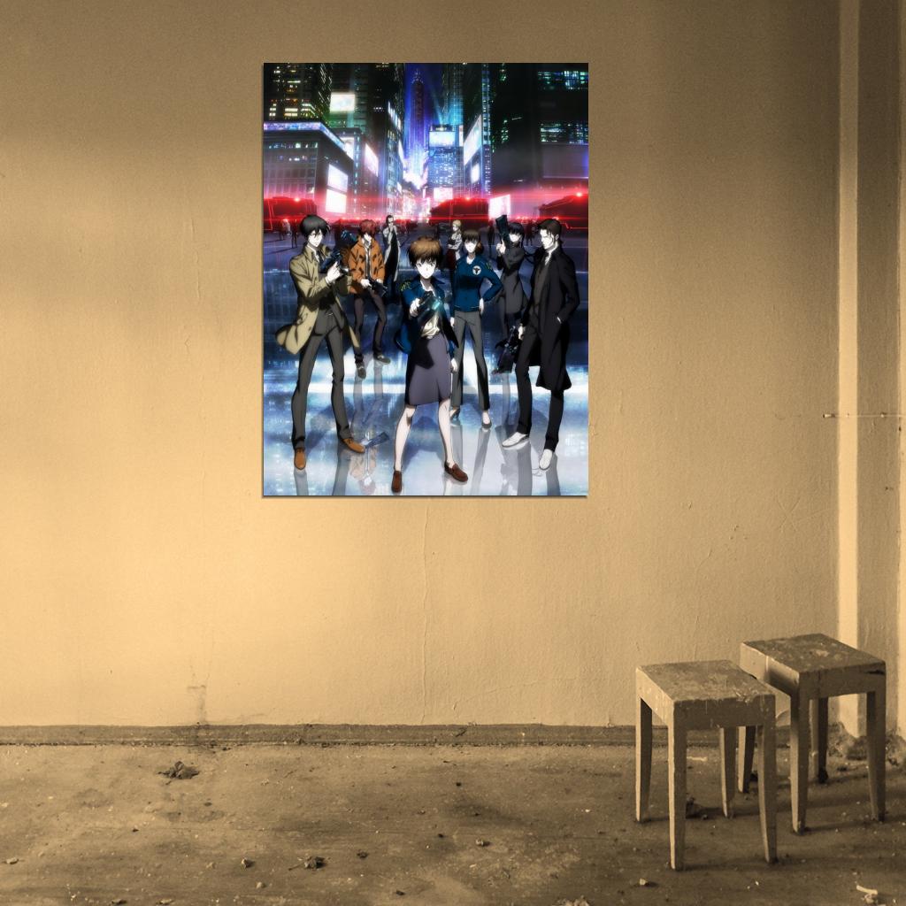 Psycho-Pass 2 Characters Awesome Anime Manga Art Wall Art Print Poster