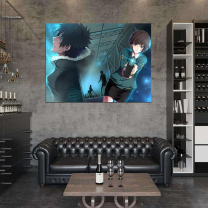 Psycho-Pass 2 Shinya Kogami Akane Tsunemori Anime Manga Art Wall Art Print Poster