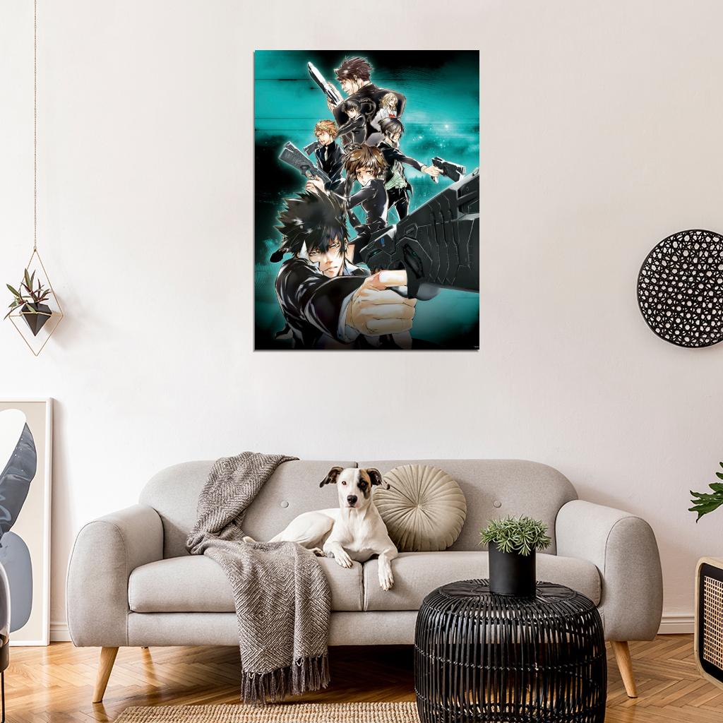 Psycho-Pass Characters Anime Manga Art Wall Art Print Poster