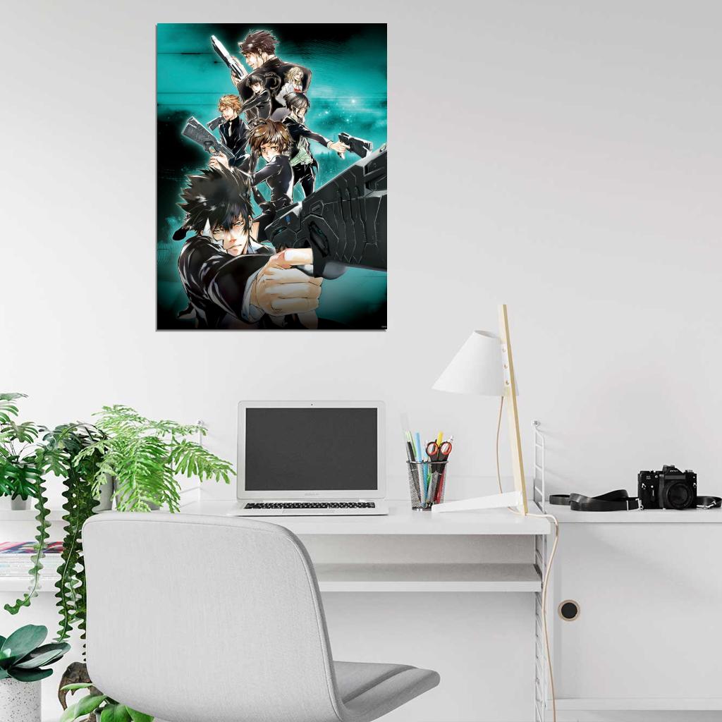 Psycho-Pass Characters Anime Manga Art Wall Art Print Poster