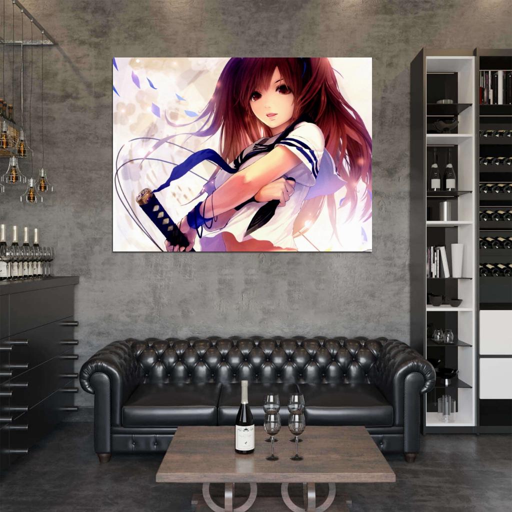 Shingeki no Bahamut Rage of Bahamut Genesis Anime Manga Art Wall Art Print Poster