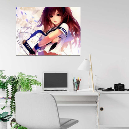 Shingeki no Bahamut Rage of Bahamut Genesis Anime Manga Art Wall Art Print Poster
