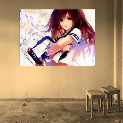 Shingeki no Bahamut Rage of Bahamut Genesis Anime Manga Art Wall Art Print Poster