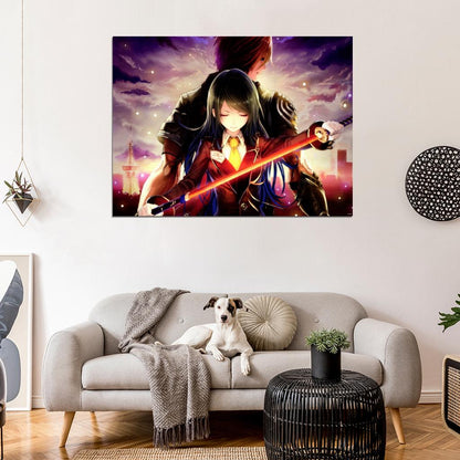 Shingeki no Bahamut Rage of Bahamut Genesis Anime Manga Art Wall Art Print Poster