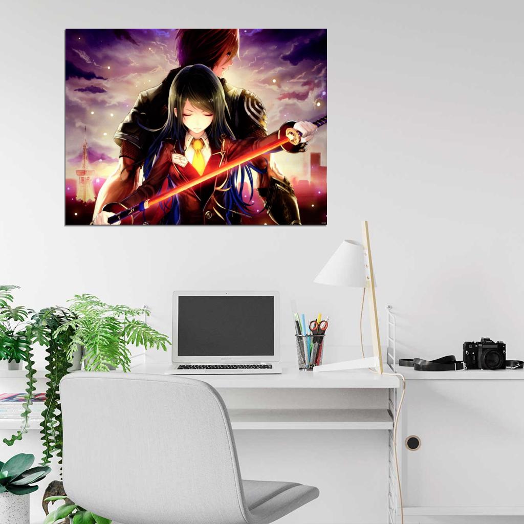 Shingeki no Bahamut Rage of Bahamut Genesis Anime Manga Art Wall Art Print Poster