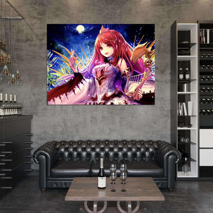 Shingeki no Bahamut Rage of Bahamut Genesis Anime Manga Art Wall Art Print Poster