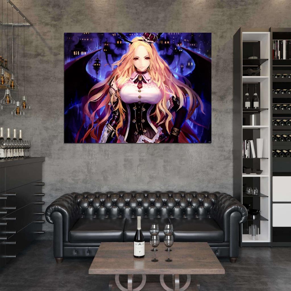 Shingeki no Bahamut Rage of Bahamut Genesis Anime Manga Art Wall Art Print Poster