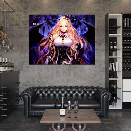 Shingeki no Bahamut Rage of Bahamut Genesis Anime Manga Art Wall Art Print Poster