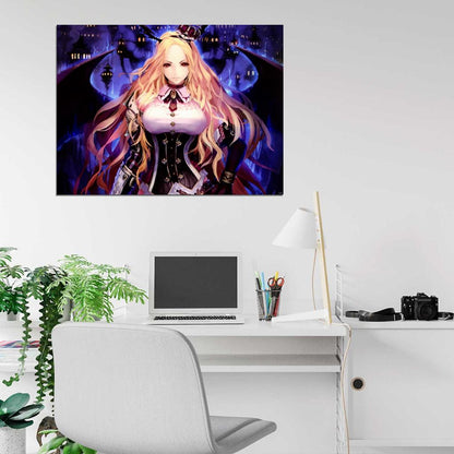 Shingeki no Bahamut Rage of Bahamut Genesis Anime Manga Art Wall Art Print Poster