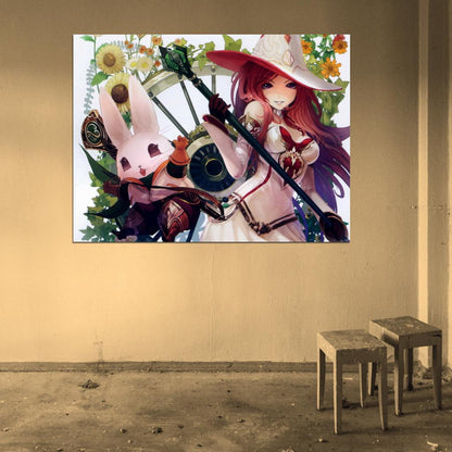 Shingeki no Bahamut Rage of Bahamut Genesis Anime Manga Art Wall Art Print Poster