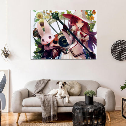 Shingeki no Bahamut Rage of Bahamut Genesis Anime Manga Art Wall Art Print Poster