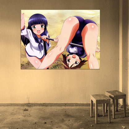 Strike Witches Hot Girls Legs Butt Anime Manga Art Wall Art Print Poster