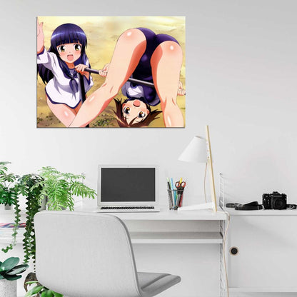 Strike Witches Hot Girls Legs Butt Anime Manga Art Wall Art Print Poster