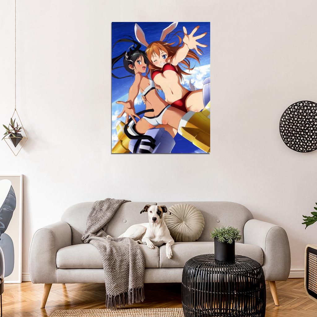 Strike Witches Hot Girls Bikini Anime Manga Art Wall Art Print Poster
