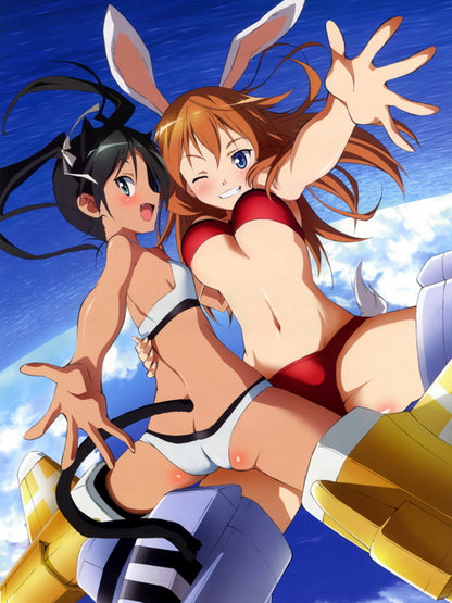 Strike Witches Hot Girls Bikini Anime Manga Art Wall Art Print Poster