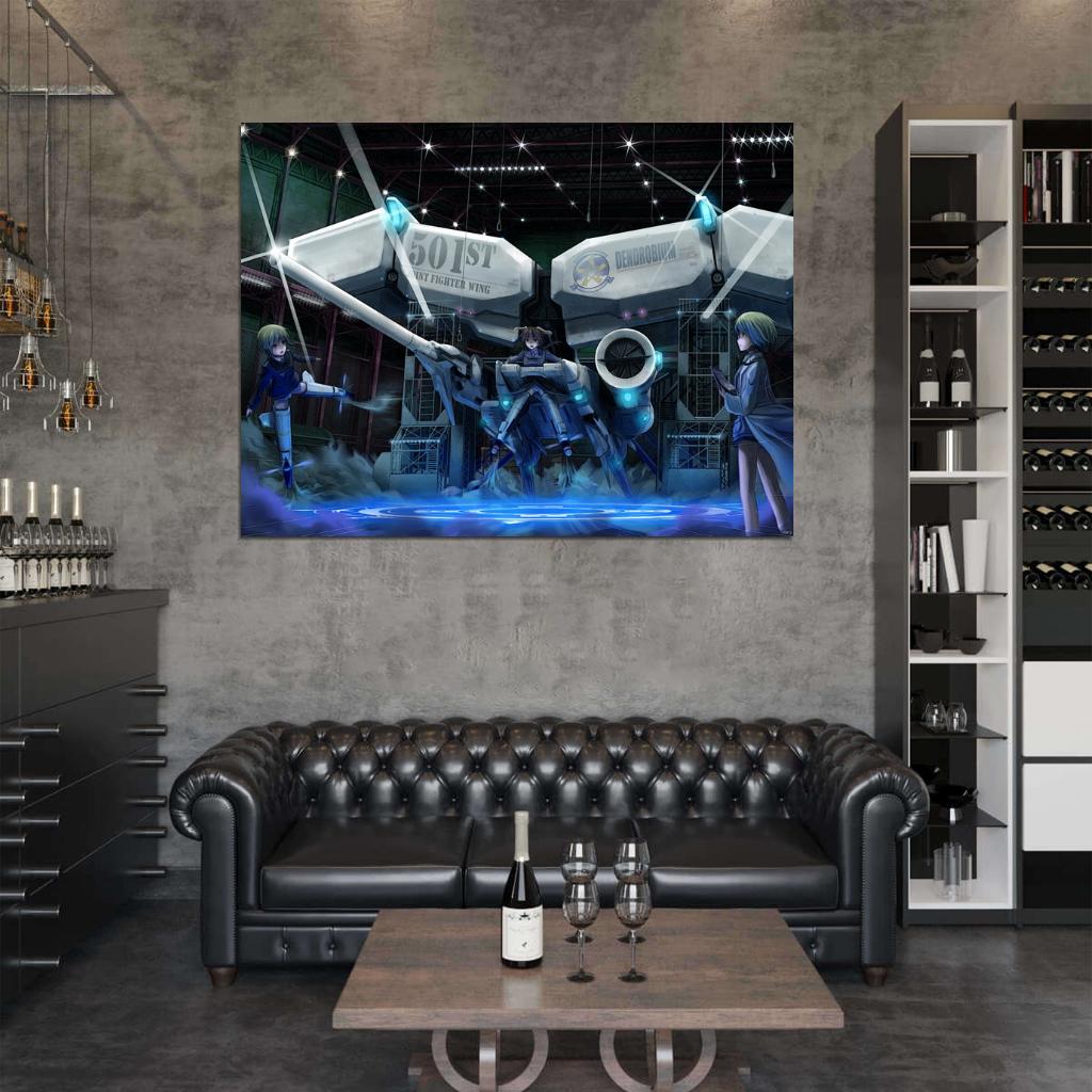 Strike Witches Girls Mecha Anime Manga Art Wall Art Print Poster