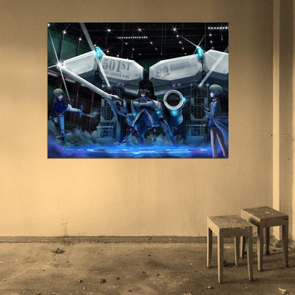 Strike Witches Girls Mecha Anime Manga Art Wall Art Print Poster