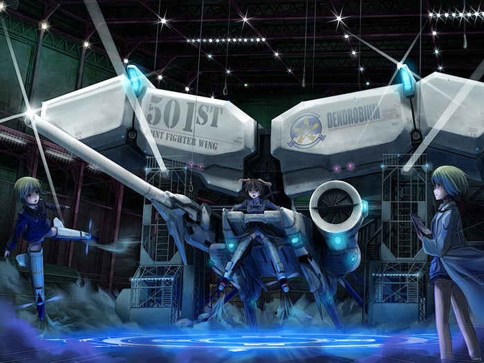 Strike Witches Girls Mecha Anime Manga Art Wall Art Print Poster