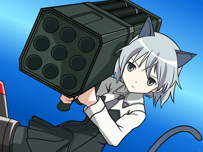 Strike Witches Alexandra Hot Girl Weapon Anime Manga Art Wall Art Print Poster