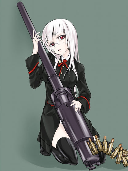 Strike Witches Heidimarie W. Schnaufer Hot Girl Weapon Anime Manga Art Wall Art Print Poster