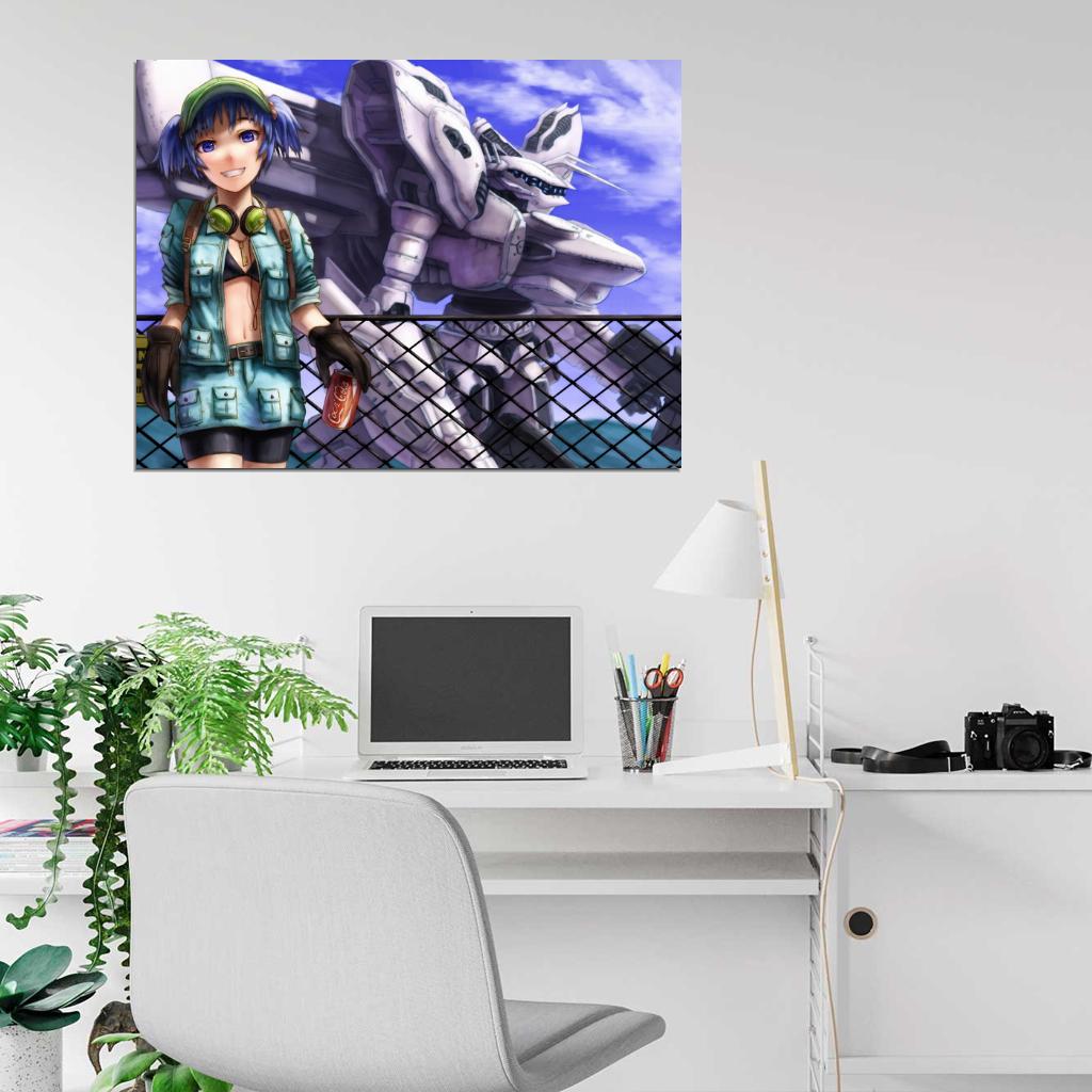 Nitori Kawashiro Touhou Project Beautiful Anime Manga Art Wall Art Print Poster