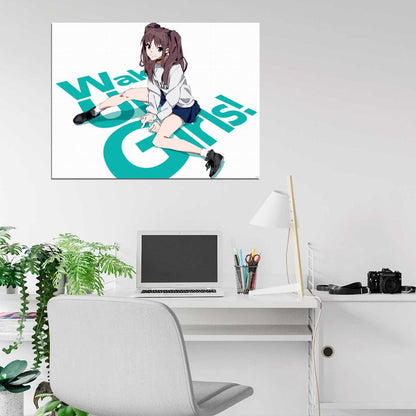 Wake Up, Girls! Beautiful Cute Anime Manga Art Wall Art Print Poster