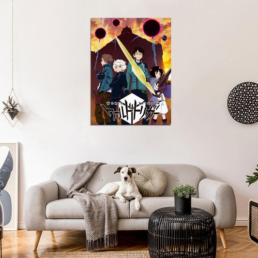 World Trigger Characters Beautiful Anime Manga Art Wall Art Print Poster