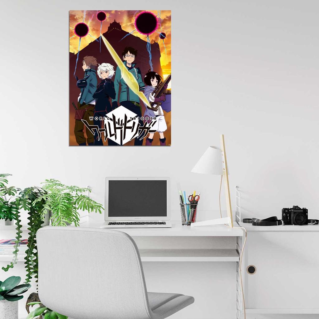 World Trigger Characters Beautiful Anime Manga Art Wall Art Print Poster
