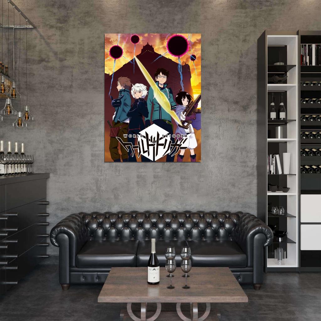 World Trigger Characters Beautiful Anime Manga Art Wall Art Print Poster