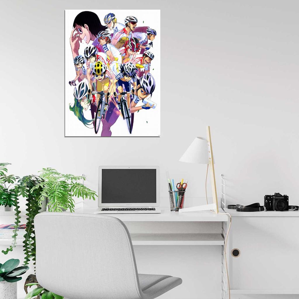 Yowamushi Pedal Grande Road Characters Anime Manga Art Wall Art Print Poster