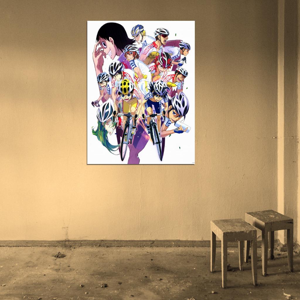 Yowamushi Pedal Grande Road Characters Anime Manga Art Wall Art Print Poster