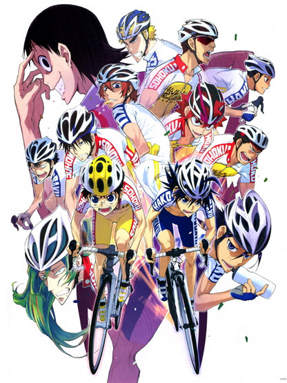 Yowamushi Pedal Grande Road Characters Anime Manga Art Wall Art Print Poster
