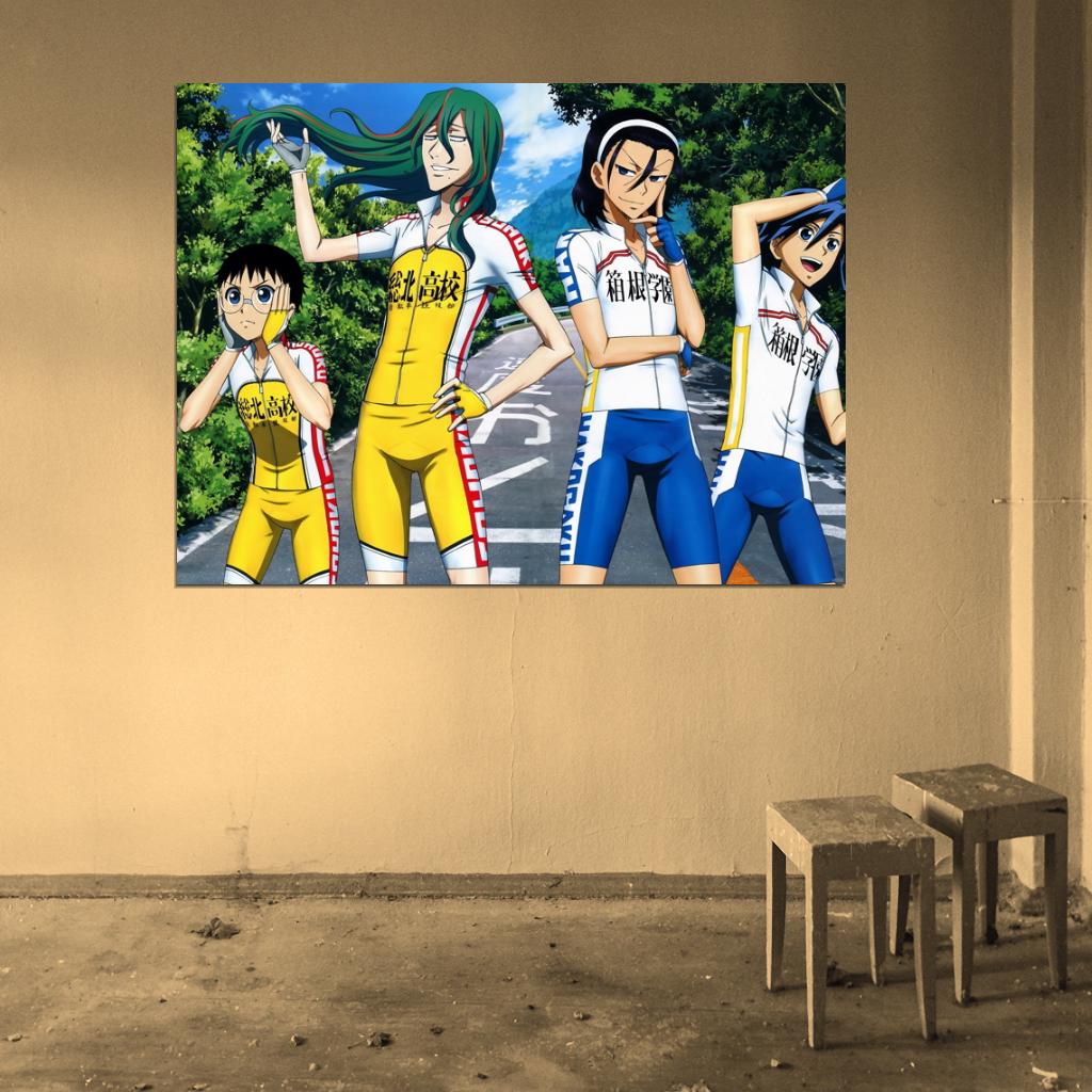Yowamushi Pedal Grande Road Characters Anime Manga Art Wall Art Print Poster